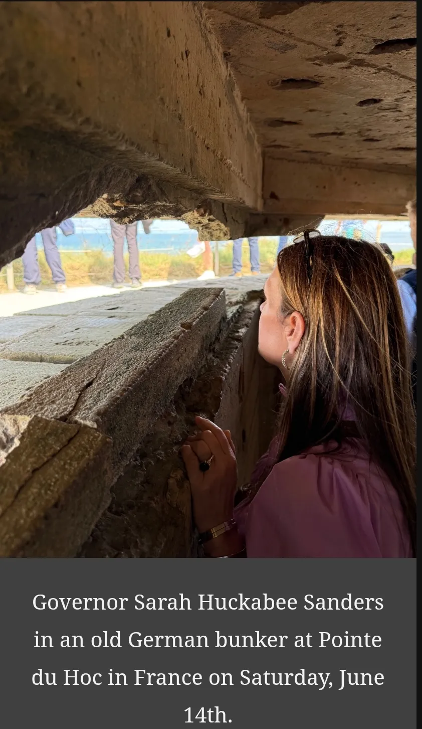 Sarah Huckabee Sanders: Normandy, Israel, Paris Air Show and Arkansas Razorbacks